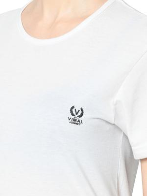 round neck solid tee - 17374920 - Standard Image - 5
