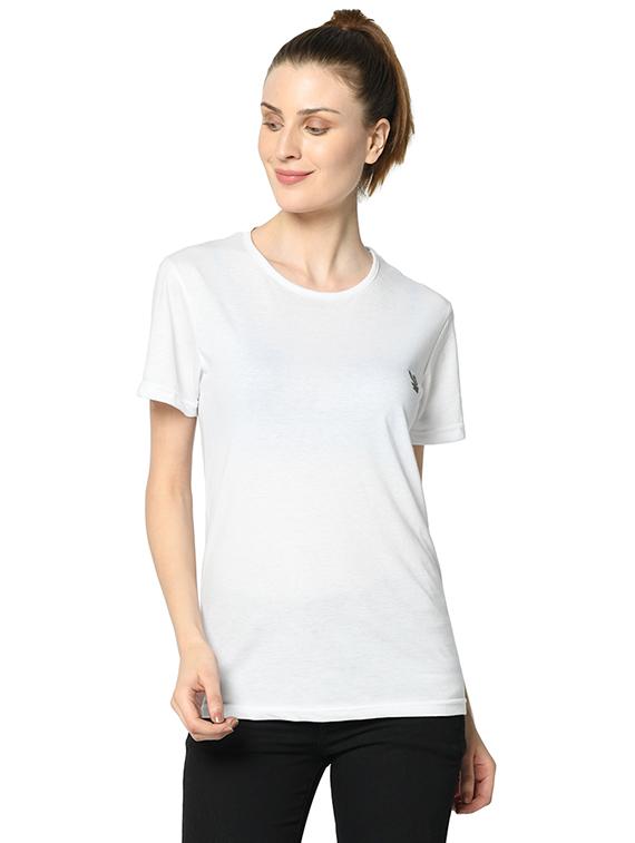 round neck solid tee - 17374920 - Zoom Image - 1