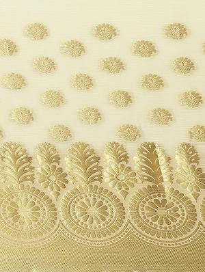solid woven saree with blouse - 17375053 - Standard Image - 4