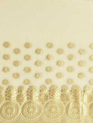 solid woven saree with blouse - 17375053 - Standard Image - 5