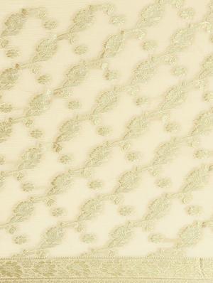solid woven saree with blouse - 17375056 - Standard Image - 4