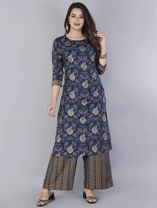 floral kurta palazzo set - 17375634 - Standard Image - 1