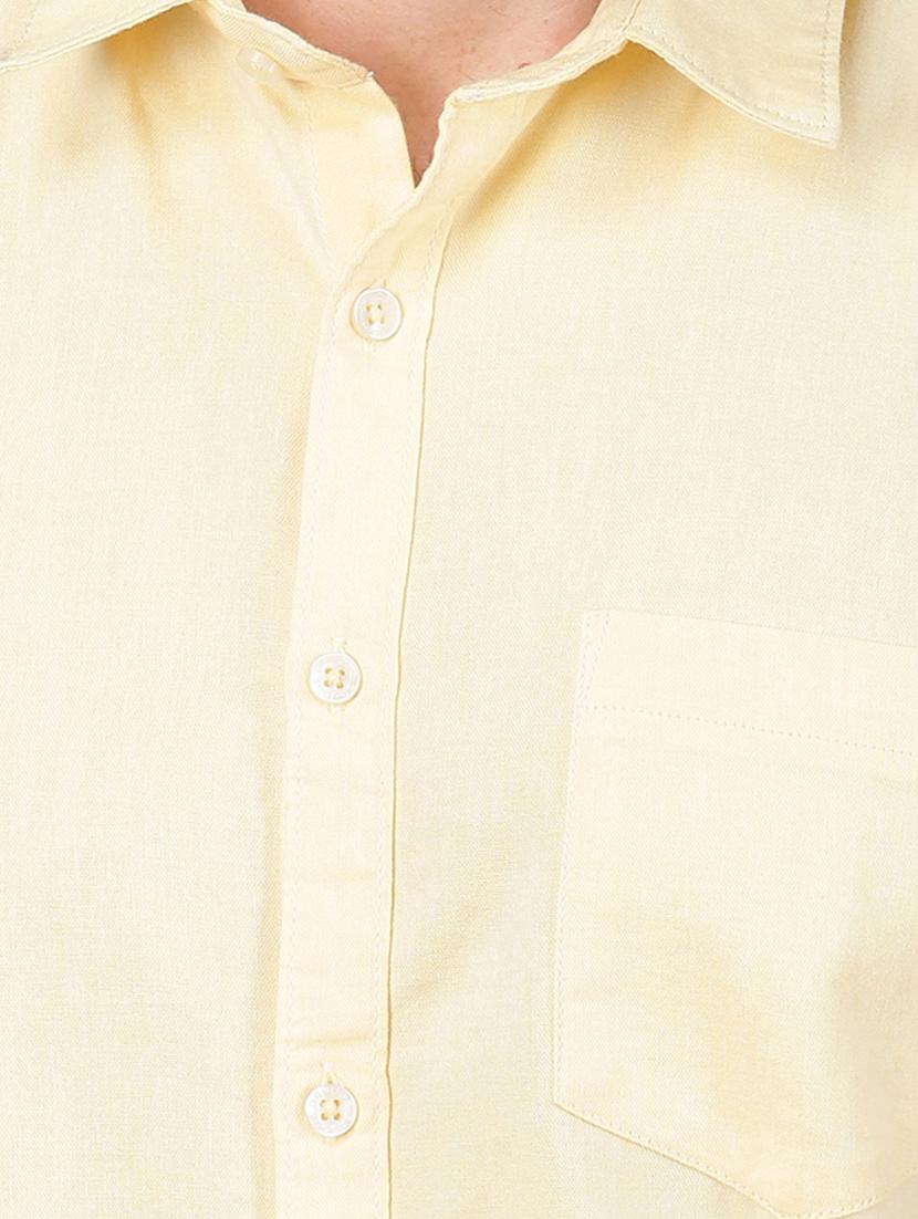 yellow solid casual shirt - 17376088 - Zoom Image - 5