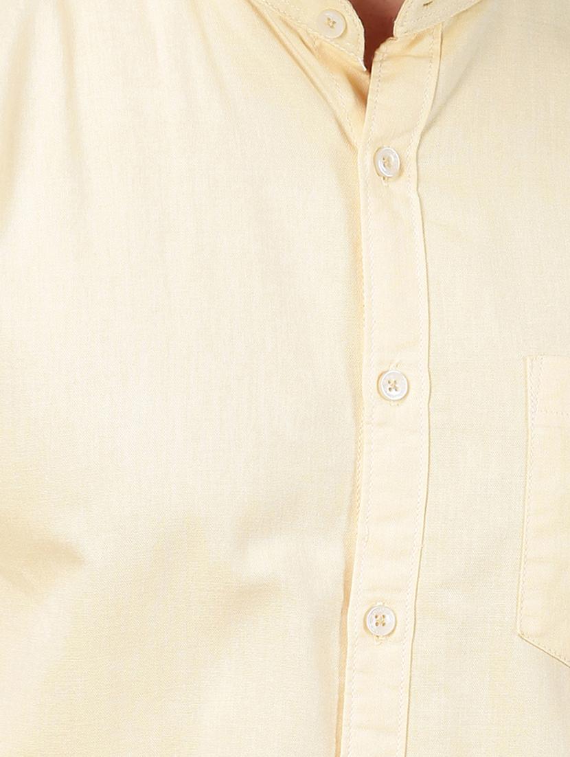 yellow solid casual shirt - 17376103 - Zoom Image - 5