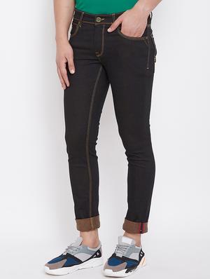 black plain denim jeans - 17376193 - Standard Image - 2
