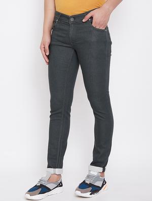 green plain denim jeans - 17376197 - Standard Image - 2