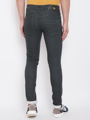 green plain denim jeans - 17376197 - Standard Image - 3