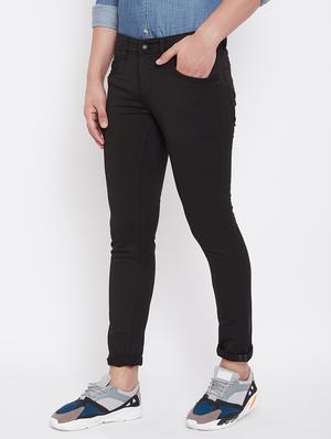 black plain denim jeans - 17376219 - Standard Image - 2
