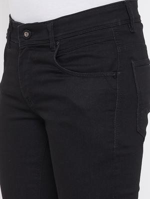 black plain denim jeans - 17376220 - Standard Image - 5