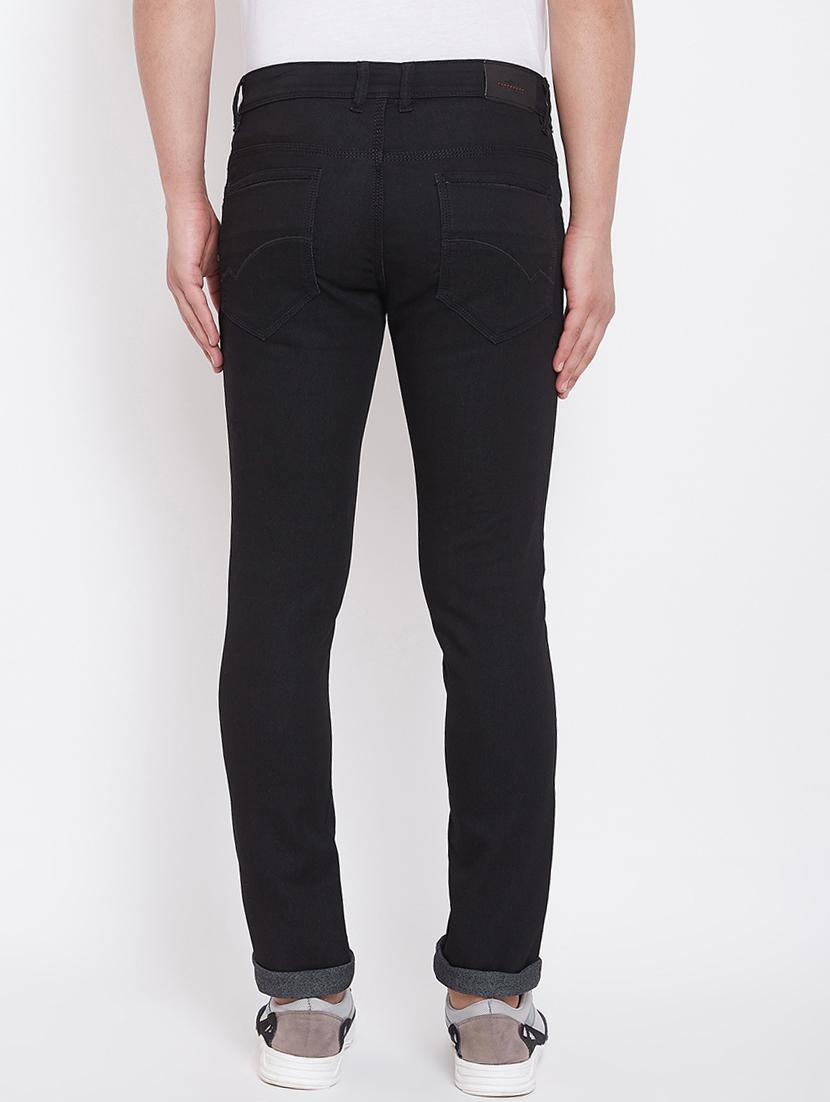 black plain denim jeans - 17376220 - Zoom Image - 3
