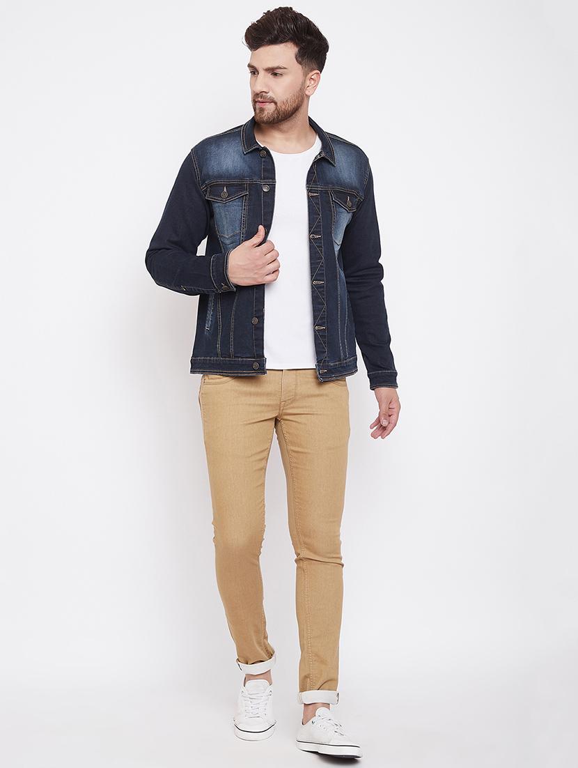 blue washed denim jacket - 17376278 - Zoom Image - 4