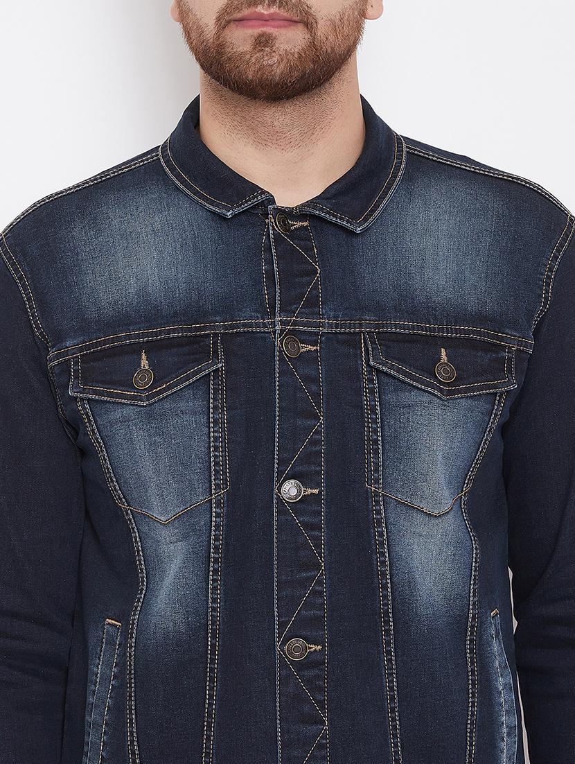 blue washed denim jacket - 17376278 - Zoom Image - 5