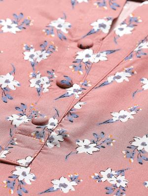 floral straight kurta - 17376309 - Standard Image - 4