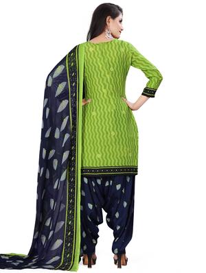 printed unstitched suit - 17376555 - Standard Image - 3