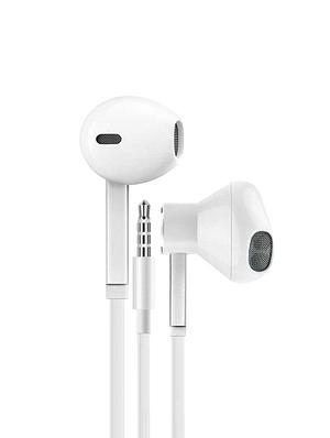 favon wired earphones with 3.5 mm headphone plug, white - 17376614 - Standard Image - 2