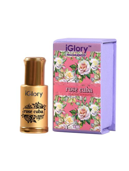 iglory roll on fragrances matchless rose cuba long lasting perfume for women - 3 ml - 17376891 - Very Small Image - 1