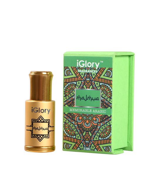 iglory roll on fragrances exquisite long lasting majmua attar/ittar alcohol-free perfume for men - 3 ml - 17376898 - Very Small Image - 1