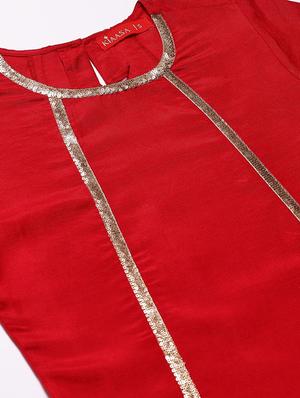 sequined a-line kurta - 17376950 - Standard Image - 4