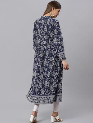 paisley printed flared kurta - 17376970 - Standard Image - 3
