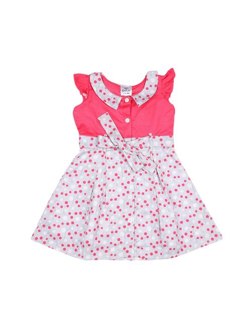 pink cotton frock - 17377390 - Standard Image - 1