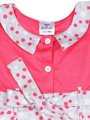 pink cotton frock - 17377390 - Standard Image - 3