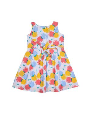 white cotton frock - 17377397 - Standard Image - 2