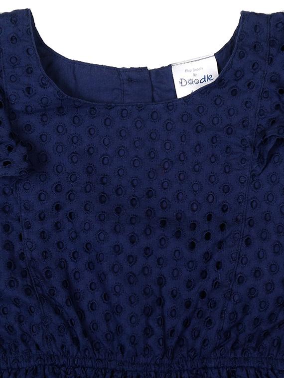 blue cotton frock - 17377401 - Zoom Image - 3