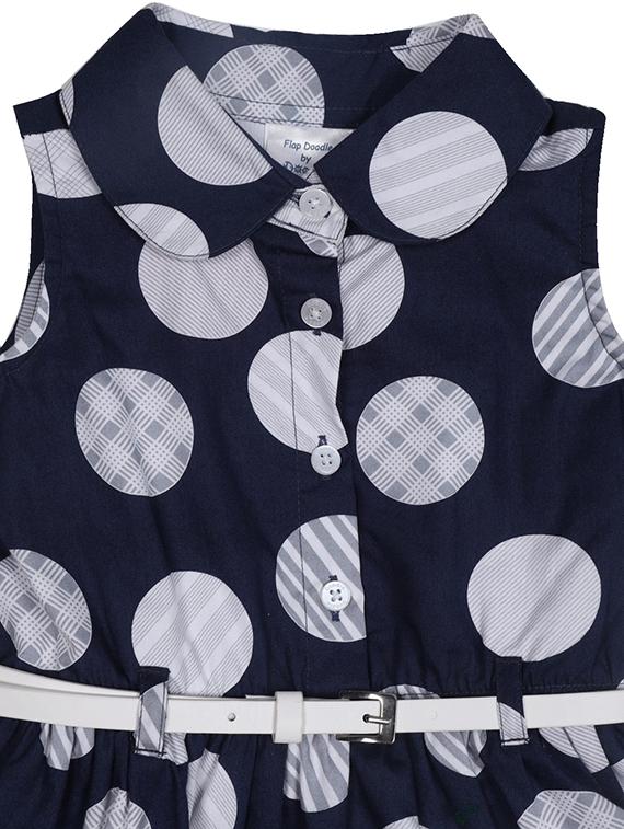 blue cotton frock - 17377403 - Zoom Image - 3