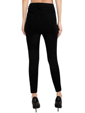 mid rise solid jeans - 17377440 - Standard Image - 3
