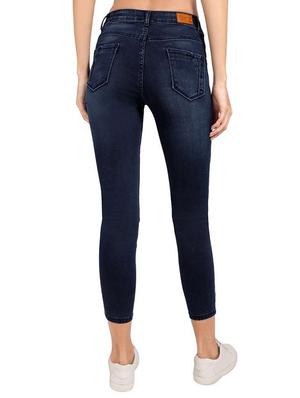 mid rise stone washed jeans - 17377484 - Standard Image - 3