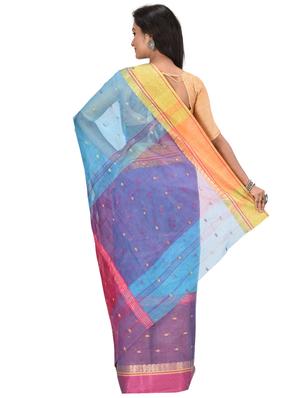 self design tant saree - 17377729 - Standard Image - 2