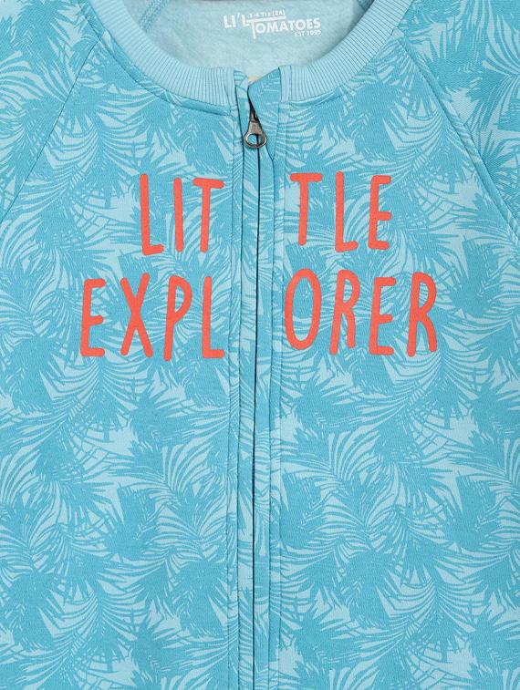 blue fleece sweatshirt - 17377790 - Zoom Image - 3