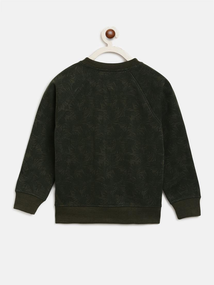 green fleece sweatshirt - 17377791 - Zoom Image - 2