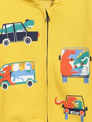 yellow fleece sweatshirt - 17377794 - Standard Image - 3