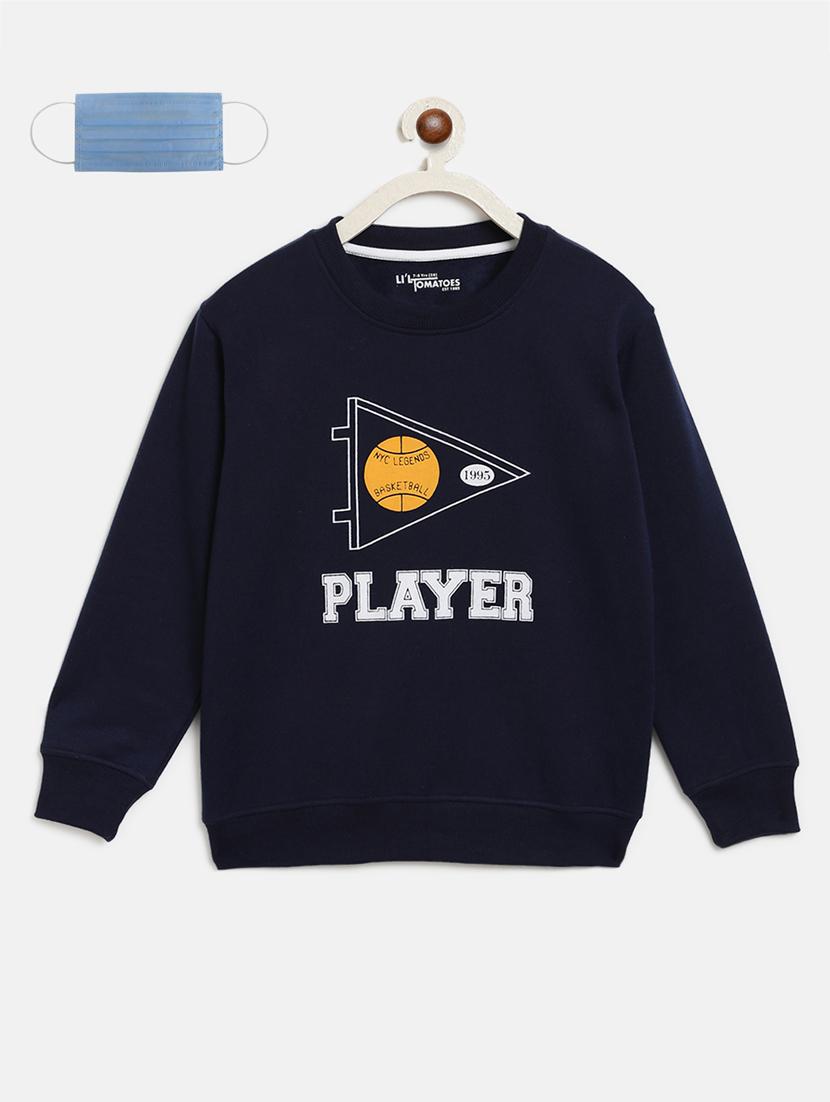 blue fleece sweatshirt - 17377799 - Zoom Image - 1