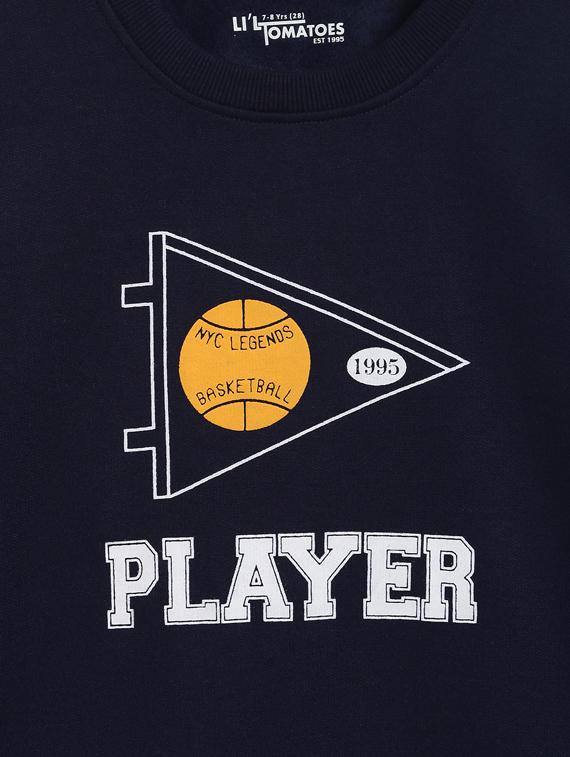 blue fleece sweatshirt - 17377799 - Zoom Image - 3