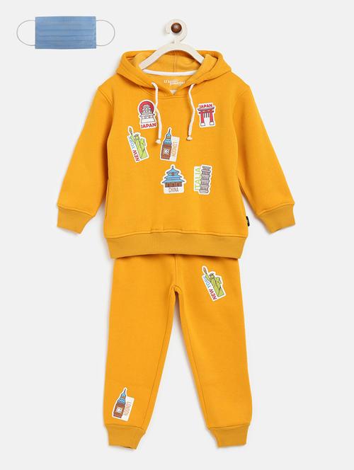 yellow fleece track wear - 17377830 - Standard Image - 1