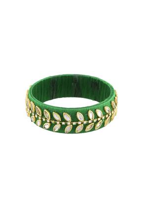 green brass bangle - 17377844 - Standard Image - 3