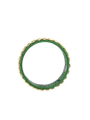 green brass bangle - 17377844 - Standard Image - 4