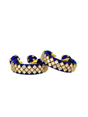 blue brass bangle - 17377935 - Standard Image - 4