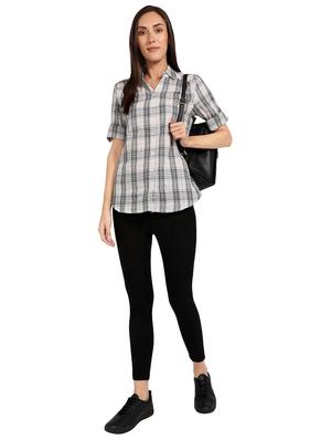 roll up sleeved checkered shirt - 17377960 - Standard Image - 4
