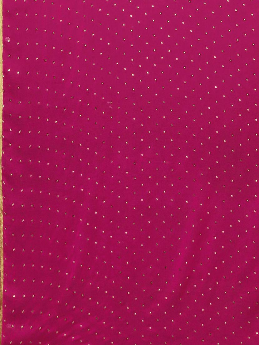 embellished bordered saree with blouse - 17379077 - Zoom Image - 5