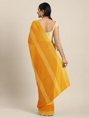 zari stripes saree with blouse - 17379084 - Standard Image - 2