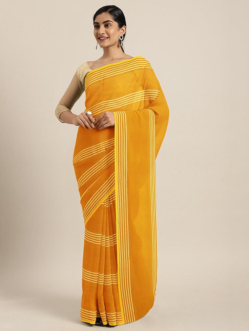 zari stripes saree with blouse - 17379084 - Zoom Image - 1