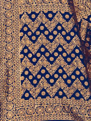 zari work woven saree with blouse - 17379875 - Standard Image - 3