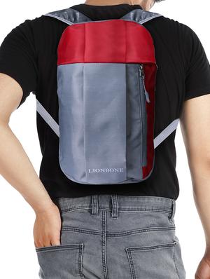 grey polyester backpack - 17380077 - Standard Image - 5