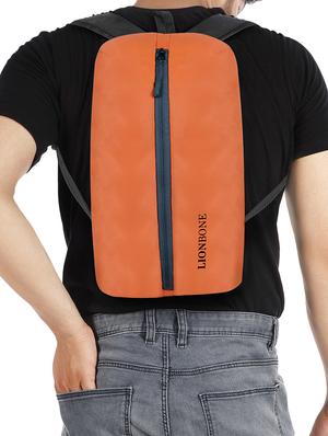 orange polyester backpack - 17380081 - Standard Image - 5