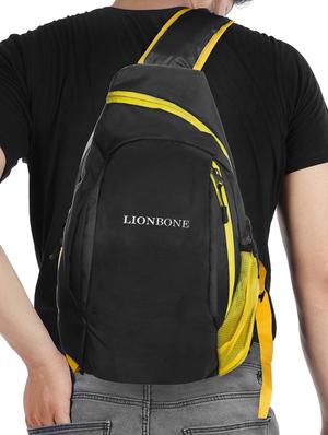 black polyester backpack - 17380085 - Standard Image - 5