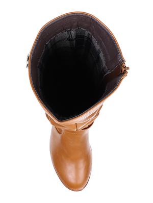 tan knee length boot - 17380484 - Standard Image - 5