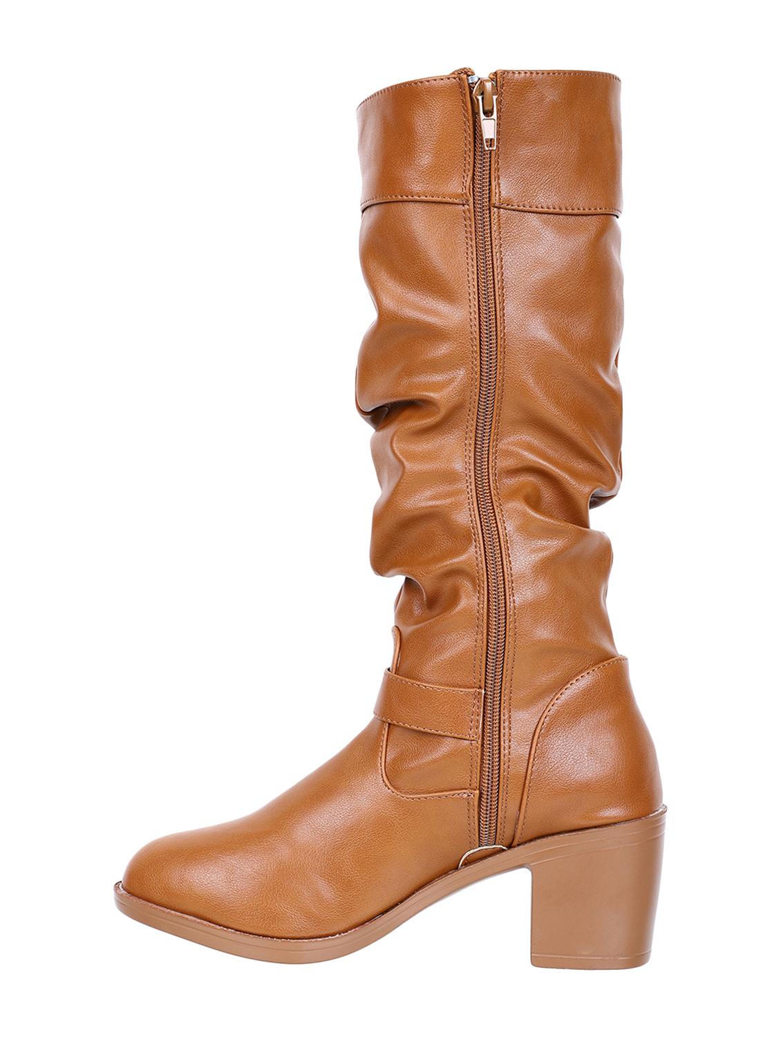 tan knee length boot - 17380484 - Zoom Image - 3